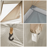 Naturehike Wet and Dry Separation Shower Tent - Brown (240*120*200)