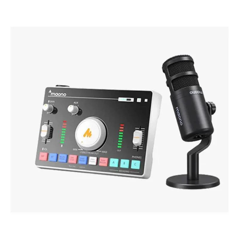 خلاط الصوت وبطاقة الصوت Maonocaster AMC2 NEO للبث المباشر