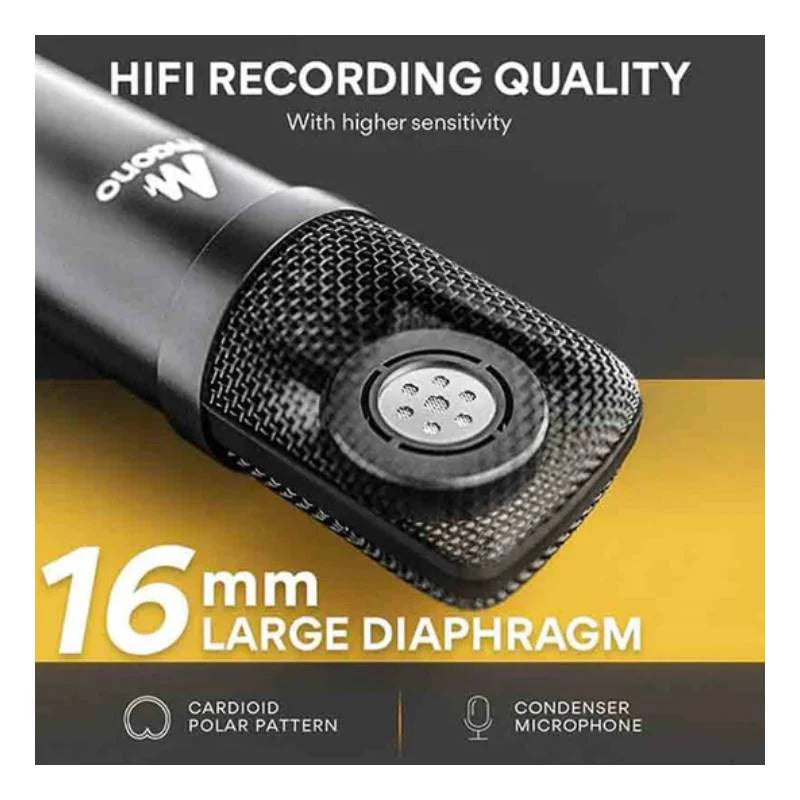 Maonocaster AU-A04 Professional Podcaster USB Microphone - Black