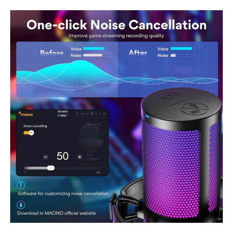 Maonocaster DM20 Gaming Microphone - Black