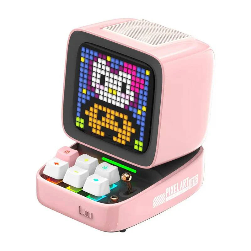 Divoom Ditoo Pro Bluetooth Mini Speaker - Pink
