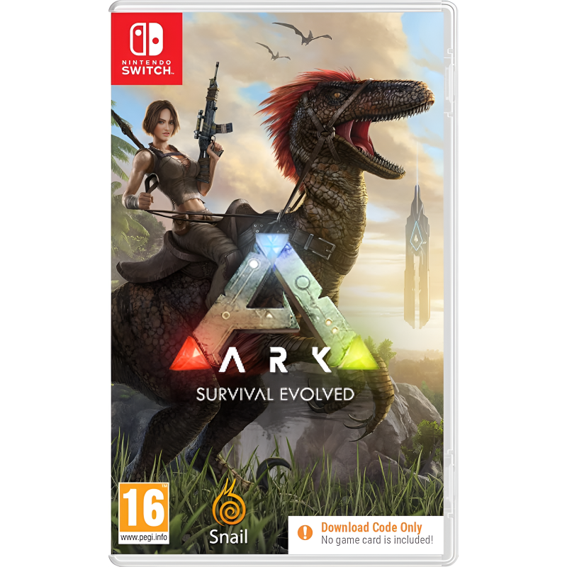 Nintendo Switch, ARK: Survival Evolved, Open-World Dinosaur Survival & Crafting Adventure