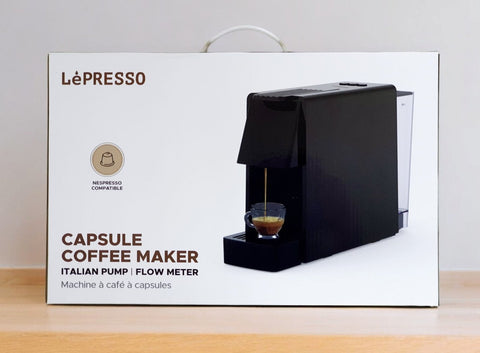 Lepresso Automatic Capsule Coffee Maker - Black