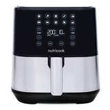 Nutricook, Air Fryer NC-AF205 – 1700W, 5.5L, SmartTemp, 10 Presets, Stainless Steel, Black