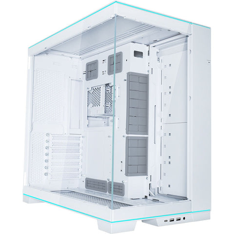 LIAN LI O11 Dynamic EVO RGB E-ATX Mid Tower Gaming PC Case - White