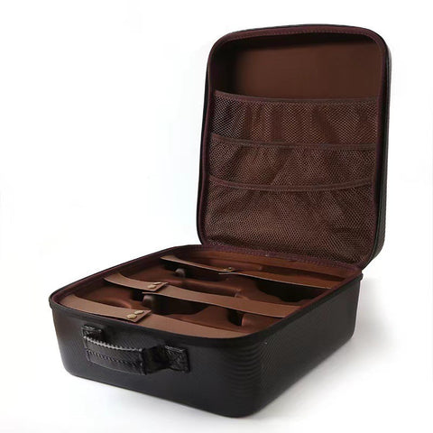 KKF, 8-Piece Outdoor Hand Brewing Coffee Making Set with Leather Carry Bag