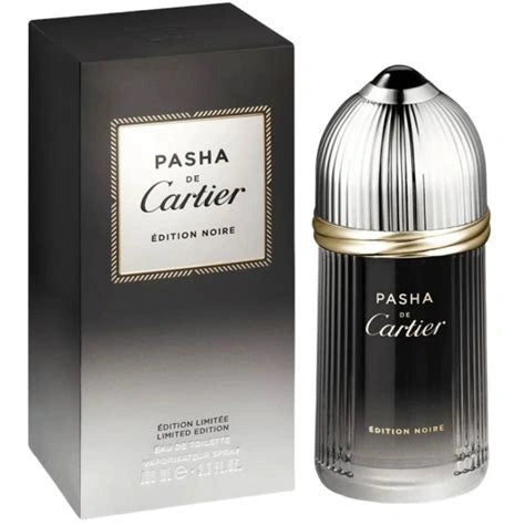 كارتييه عطر باشا دي إديشن نوار أو دو تواليت سيلفر إصدار محدود للرجال - 100 مل