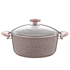 OMS Granite Casserole 22cm 3.5L Brown
