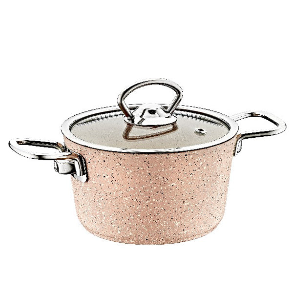 OMS Mini Granite Casserole 14cm Brown