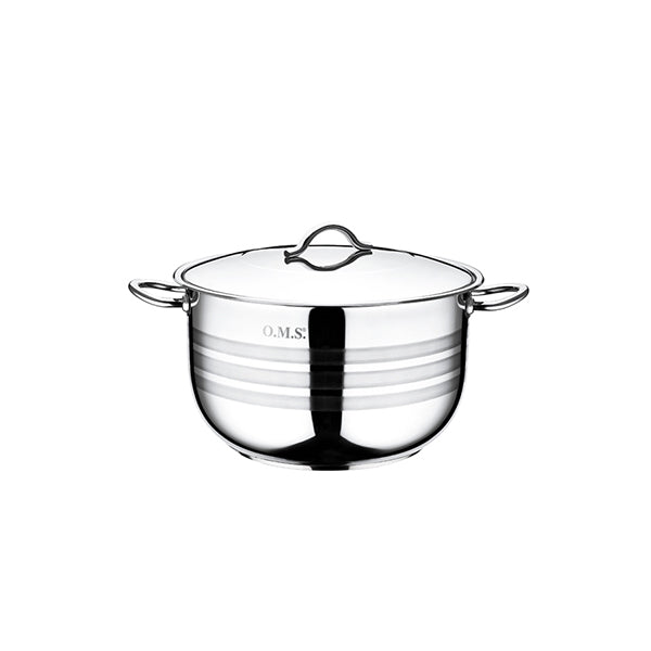 OMS Stainless Steel Casserole With Lid 12cm
