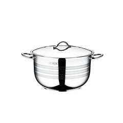 OMS Stainless Steel Casserole with Lid 18cm