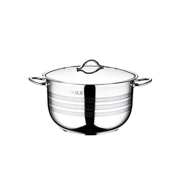 OMS Stainless Steel Casserole with Lid 20cm