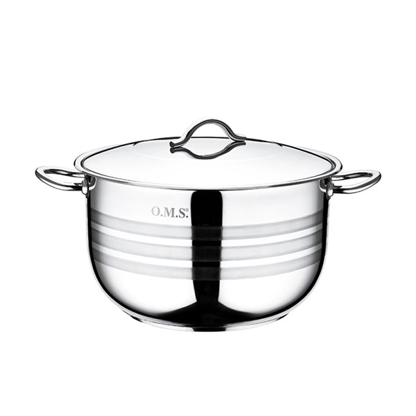OMS Stainless Steel Casserole With Lid 34cm