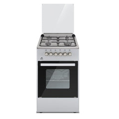 Orca Gas Cooker 50x50, 4 Burners, Silver