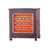 Orca 2400 Watts, 2 Face Wooden Quartz Heater, Red - OR-WH-233(R)
