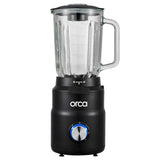 Orca Stand Blender 1.5L, 600W Glass Jar - Black