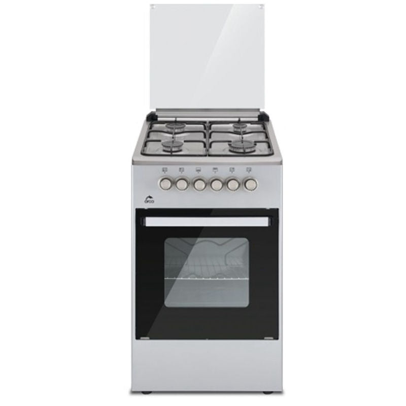 Orca, 4 Burner Gas Cooker 50x50cm, Silver – OR-5050ODS