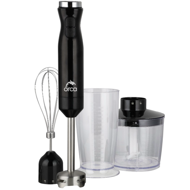 Orca, Hand Blender 1000W with 6 Speeds, Stainless Steel Blades – OR-HB6095A
