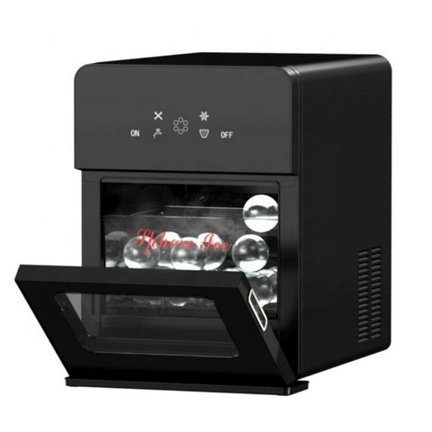 Orca Sphere Ice Maker Machine 1.7L Black - ORKIM001B