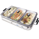 Orca, Table Top Food Warmer Buffet 600W – 3 Dish Serving Station