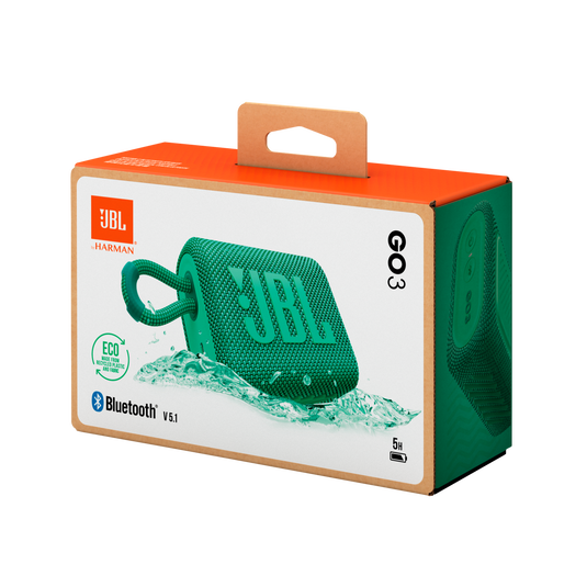 جي بي إل جو 3 (Jbl go 3) مكبر صوت بلوتوث متنقل - باللون الأخضر