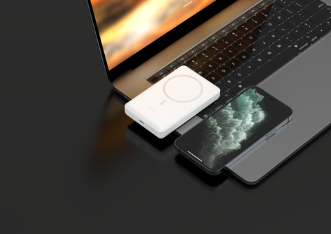 SIA PB2001 10000mAh wireless with holder 38.5WH WHT