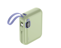 SIA PB302 10000mAh power bank with cable 38.5WH green