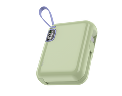 SIA PB302 10000mAh power bank with cable 38.5WH green