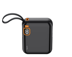 SIA PB302 10000mAh power bank with cable 38.5WH black