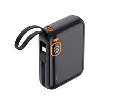 SIA PB302 10000mAh power bank with cable 38.5WH black