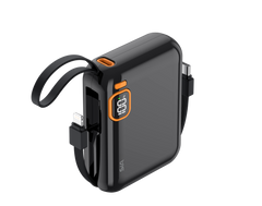 SIA PB302 10000mAh power bank with cable 38.5WH black