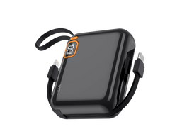 SIA PB302 10000mAh power bank with cable 38.5WH black