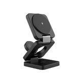 Porodo Multi-Device Wireless Charger Sleek, Lightweight And Travel-Friendly - Black
