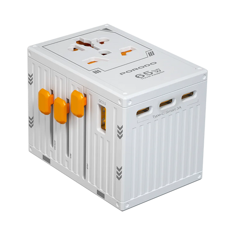 Porodo FWC038 Gan 5-Port Travel Block Universal Charger