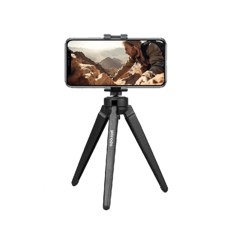 Porodo Professional Mini Tripod 55mm - Black