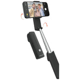 Porodo Lifestyle Ultra-Compact Bluetooth Selfie Stick - Black