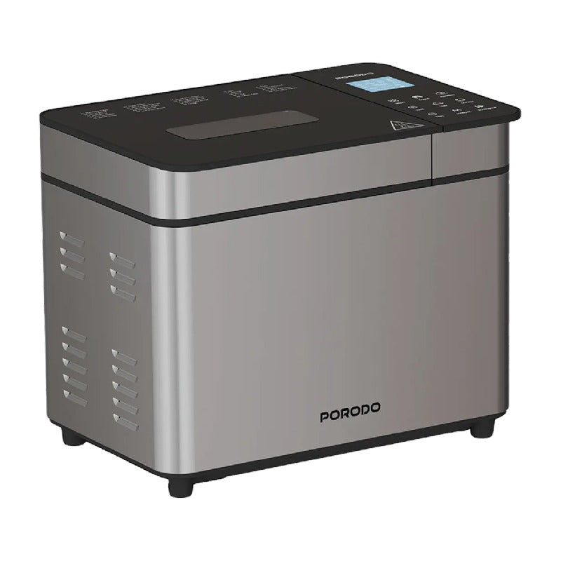 Porodo Lifestyle Khabaz Stainless Steel Automated Bread Maker with 25 Preset Programs - Black