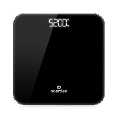 Noerden BIMI Black Smart Body Scale – Bluetooth Weight, BMI & BMR Tracker