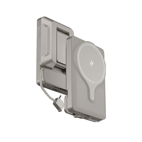 Powerology, 5000mAh Power Bank With Magnetic Wireless Charger Car Mount