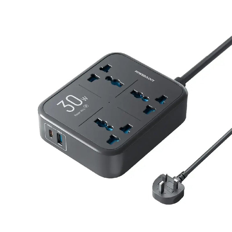 شريط طاقة باورولوجي 3250W 3AC Pwc037 - أسود