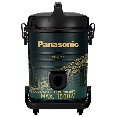 Panasonic Drum Vacuum Cleaner 1500 Watts, 15 Liters - MC-YL690G747