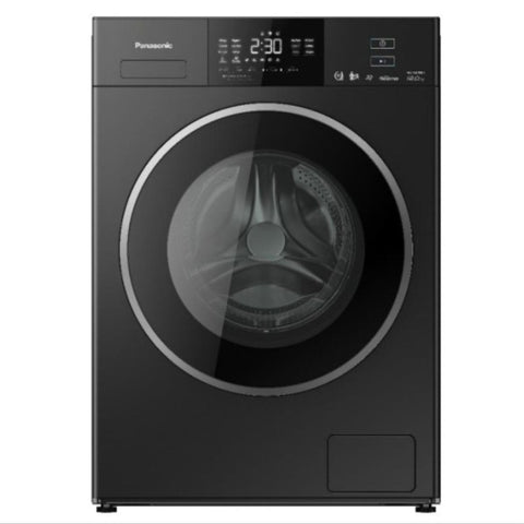 Panasonic Front Load Washer 12KG, 1200RPM, Black Silver - NA-24CER1BKW