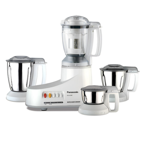Panasonic MX-AC400WTZ, 4 Jars Super Mixer Grinder, 550W