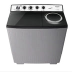 Panasonic Twin Tub Washing Machine 14KG Wash / 8KG Spin, Abaya Wash, Silver - NA-W14XG1BKW