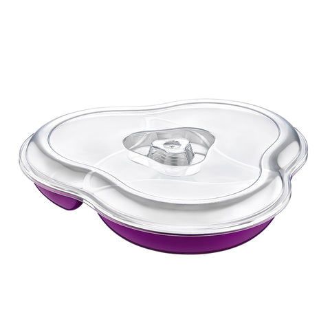 Plast ART Double Color 4 Divided Bowl