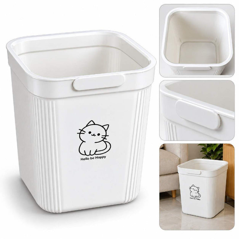 Square Wastebasket – Modern Home & Office Bin