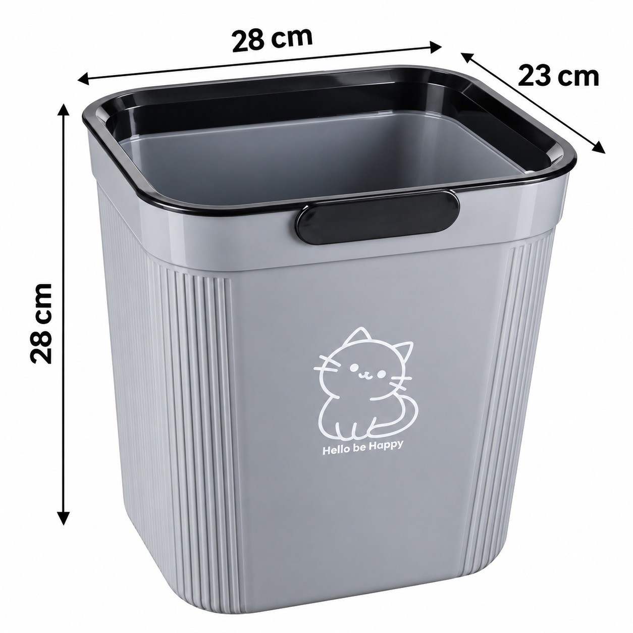 Square Wastebasket – Modern Home & Office Bin