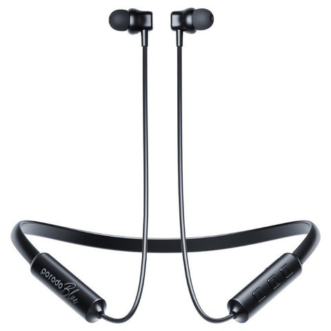 Porodo Blue ENC Neckband In-Ear Earphones Black
