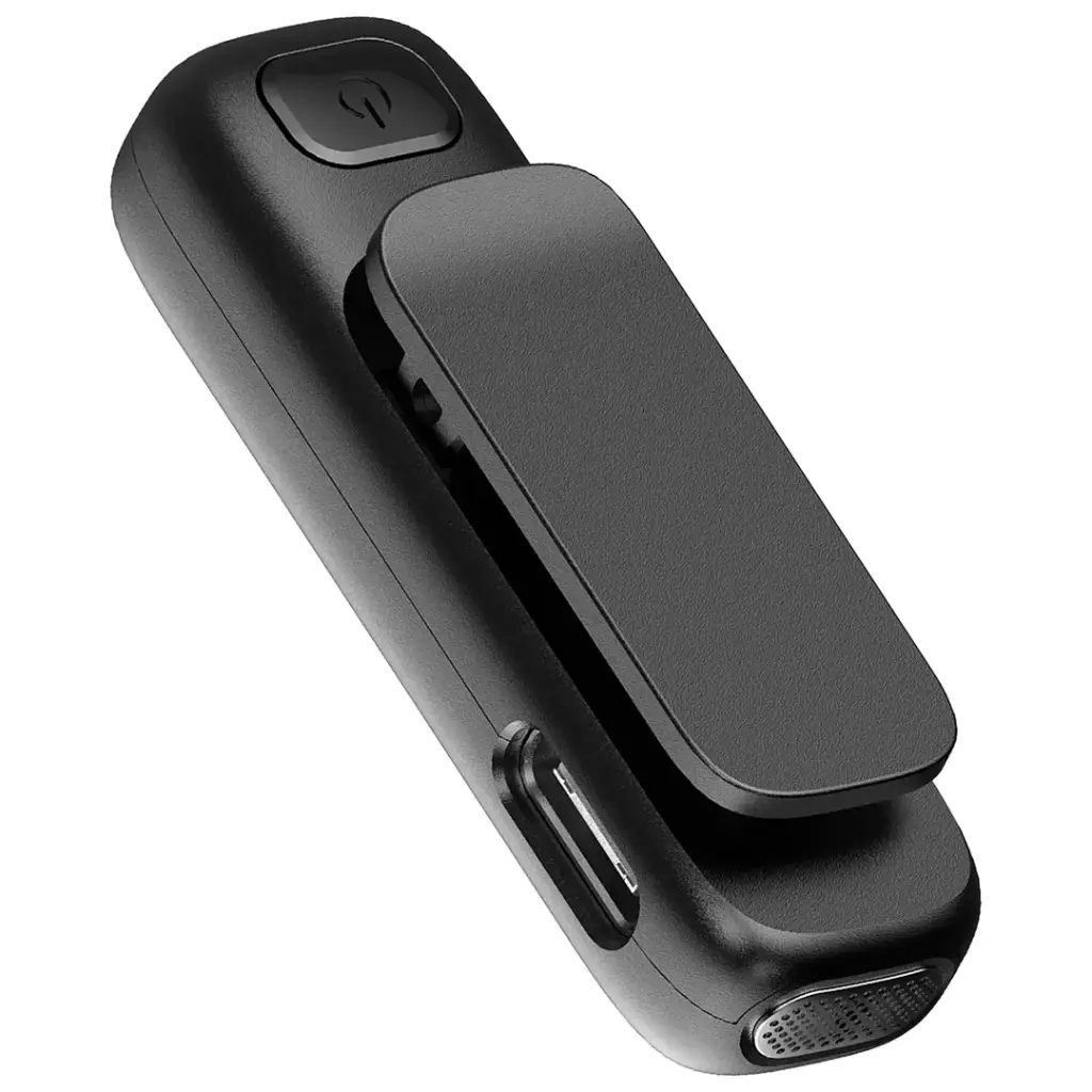 Porodo Blue Professionall Dual Wireless Microphone with Advanced Noise Cancellation-Black