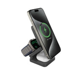 Porodo Multi-Device Wireless Charger Sleek, Lightweight And Travel-Friendly - Black